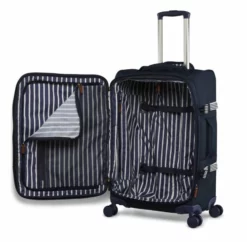 Joules Coast 4-Wheel Medium Trolley Case -UK Suitcase Sales Shop JLS5002 002 Medium Trolley Case 4W French Navy 3
