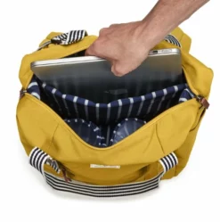 Joules Coast Travel Tote Backpack -UK Suitcase Sales Shop JLS5012 003 Joules Travel Backpack 45cm Antique Gold 4