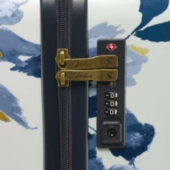 Joules Ocean Rose 4-Wheel Medium 66cm Case -UK Suitcase Sales Shop Joules Ocean Rose TSA Lock