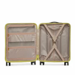 Dune London Olive 55cm Cabin Suitcase -UK Suitcase Sales Shop OLC55 Lme 3