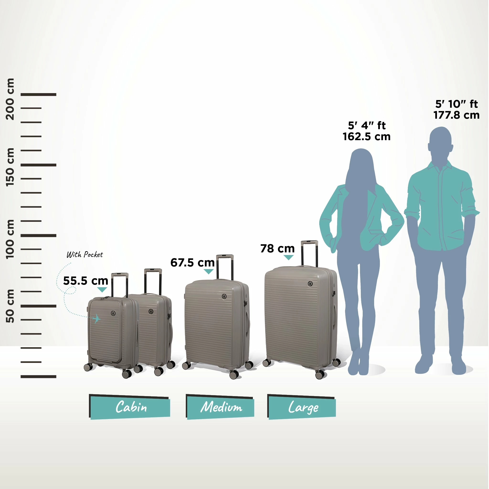 IT Luggage Spontaneous - Large (Feather Grey) 13 IT Luggage Spontaneous - Large (Feather Grey) - Image 13