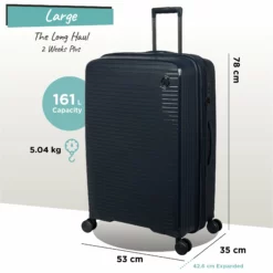 IT Luggage Spontaneous - Large (Blueberry) 21 IT Luggage Spontaneous - Large (Blueberry) -UK Suitcase Sales Shop Spontaneous Large blueberry dims weights