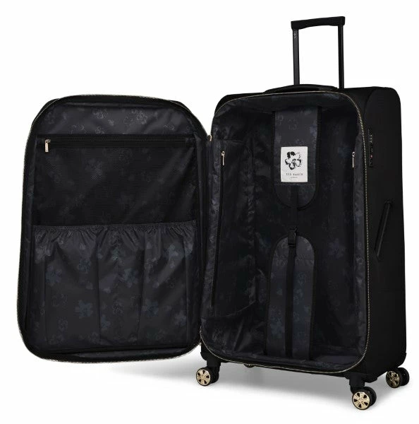 Ted Baker Albany Eco Soft Side 4-Wheel 80cm Large Suitcase 3 Ted Baker Albany Eco Soft Side 4-Wheel 80cm Large Suitcase - Image 3