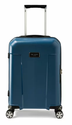 Ted Baker Flying Colours 54cm 4-Wheel Cabin Case -UK Suitcase Sales Shop Ted Baker TBU0403 002 Flying Colours Cabin Case Baltic Blue 1