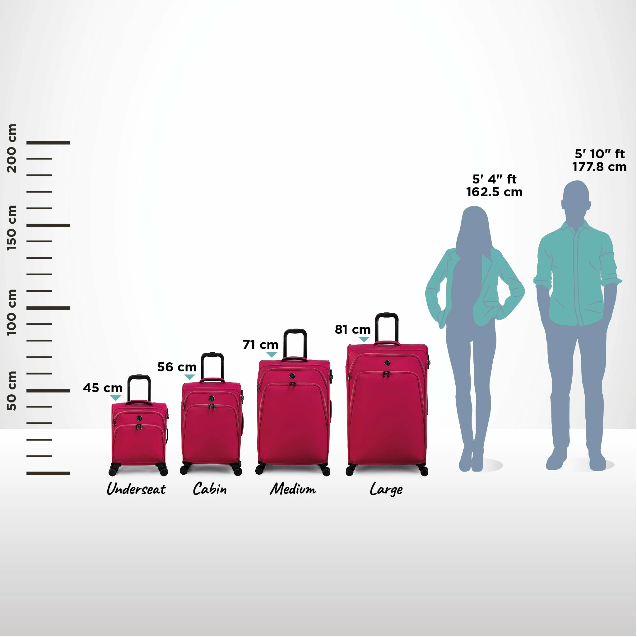 IT Luggage Trinary - 4pc Set (Viva Magenta) 15 IT Luggage Trinary - 4pc Set (Viva Magenta) - Image 15