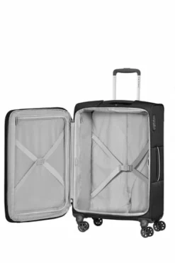 Samsonite Popsoda 66cm Medium Expandable Spinner Case -UK Suitcase Sales Shop blk3 ed616f99 364d 4e26 be67 c9edfef572af