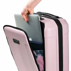 Ted Baker Flying Colours 54cm Laptop 4-Wheel Cabin Case -UK Suitcase Sales Shop tedbaker tbu0409 017 blush pink 3 1